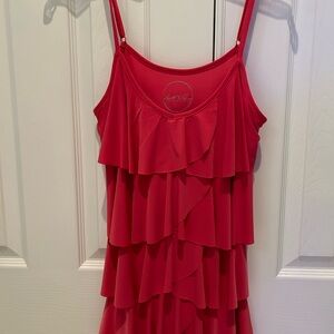 INC- Red Women’s Summer Spaghetti Strap Top-Size Small